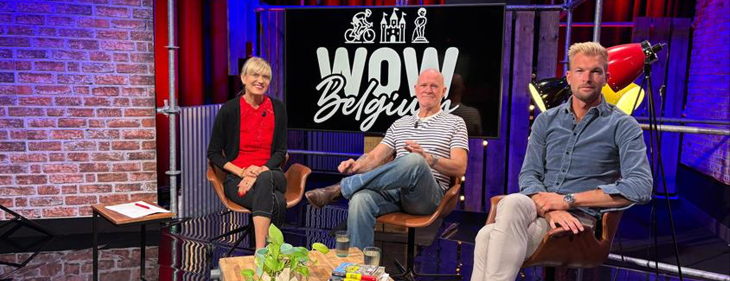 Angela Dansby ontvangt Björn Soenens en Ruben Van Gucht in podcast Wow Belgium Angela Dansby ontvangt Björn Soenens en Ruben Van Gucht in podcast Wow Belgium